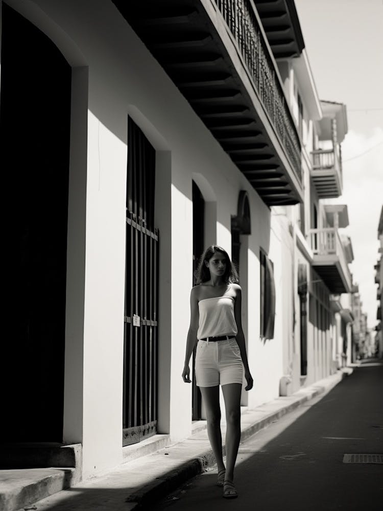 Puerto Rico, Black And White Analogue Photograph 4