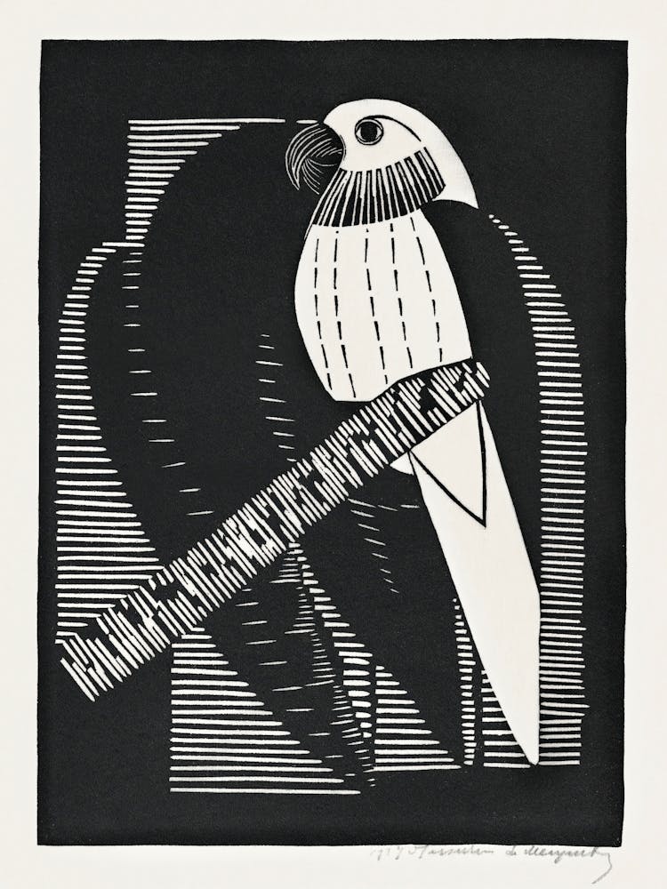 Parakeets (1927), Samuel Jessurun