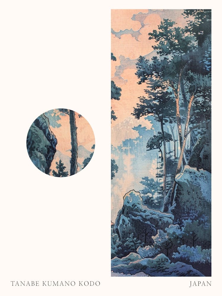 Tanabe Kumano Kodo Japan 2 Cut Out Travel Poster