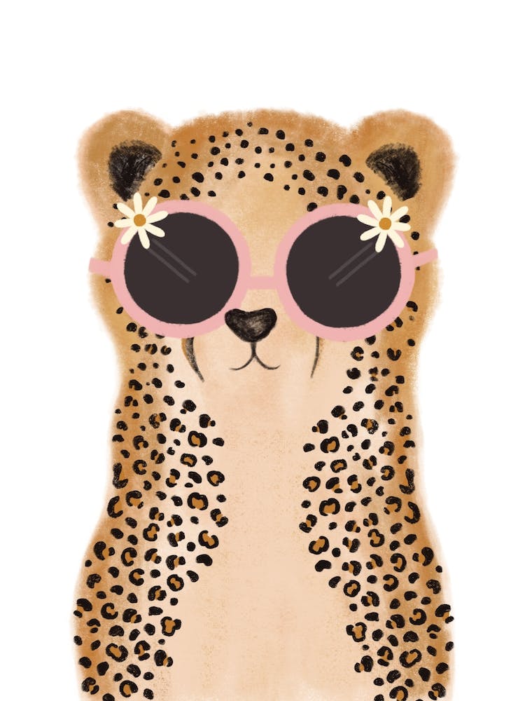 Leopard Nursery Print