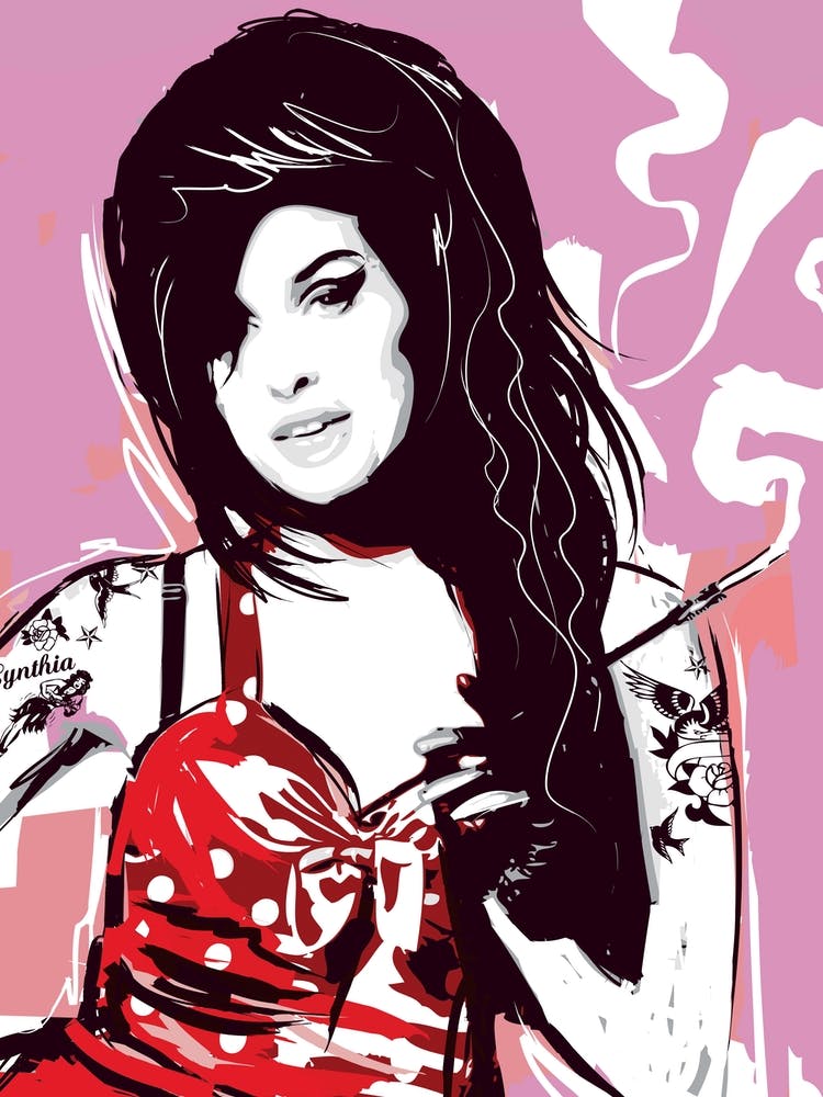 Amy Winehouse Pop Art