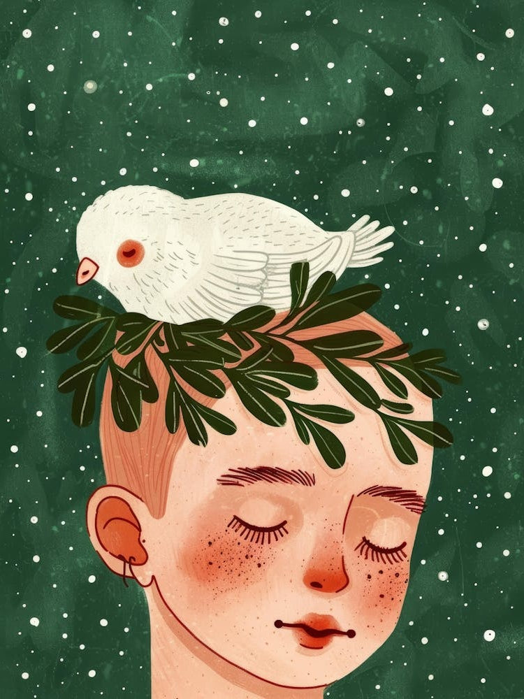 Dove On Head 1