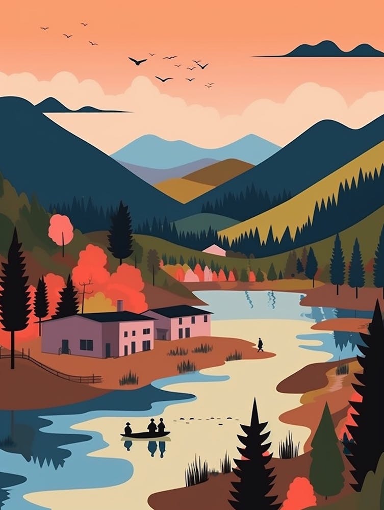 Serbia 1 Travel Illustration