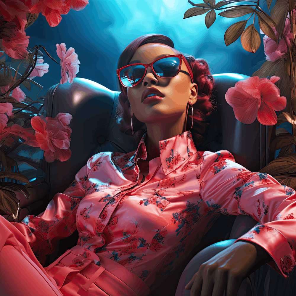 'The Pink Woman In The Water'