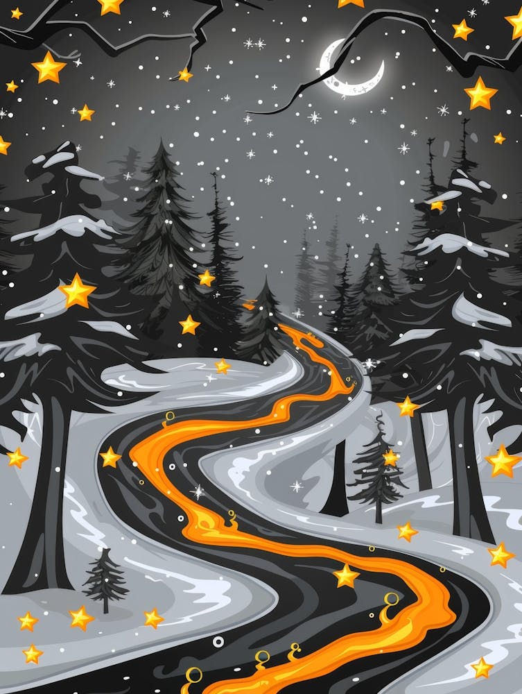 Snowy Road 1