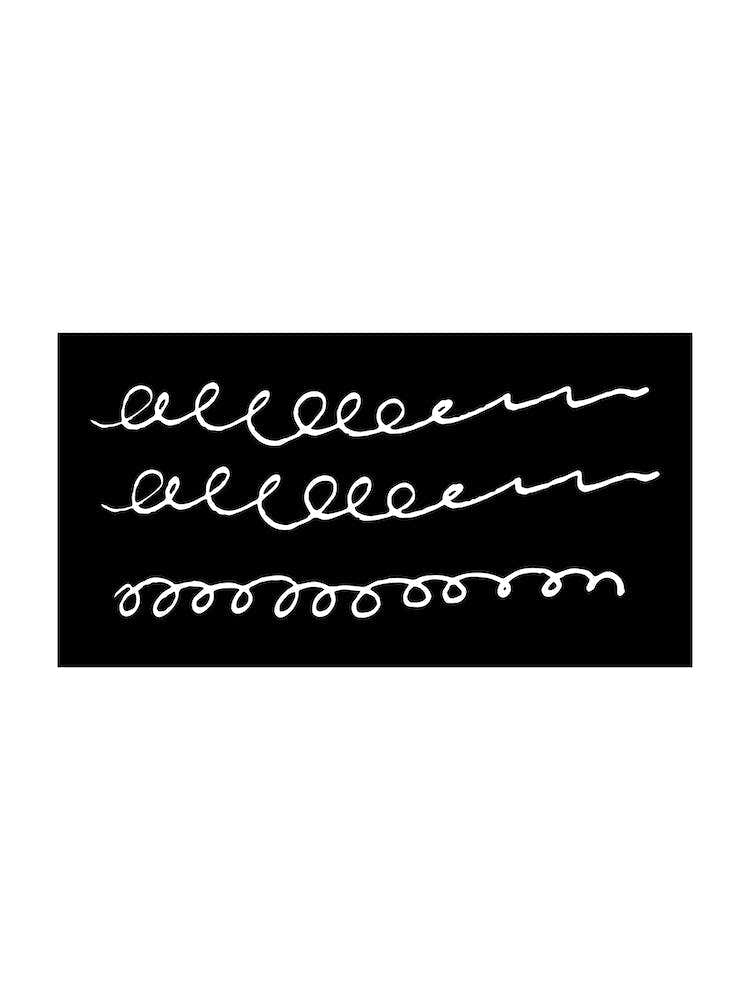 Black Rectangle Swirl Box