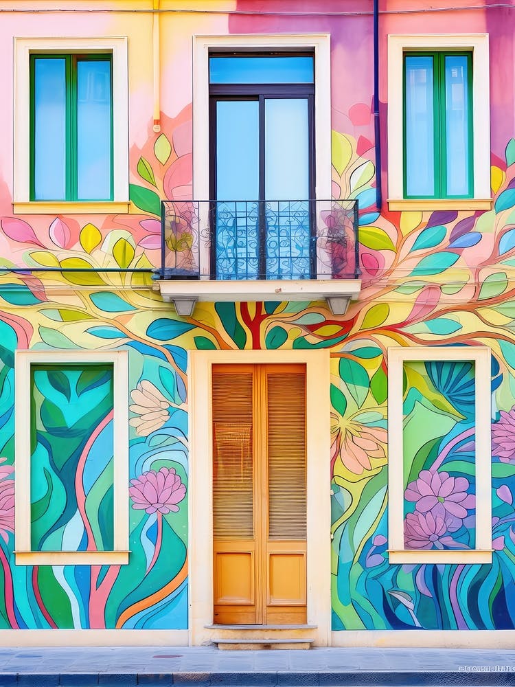 Siracusa, Italy Colourful View 3