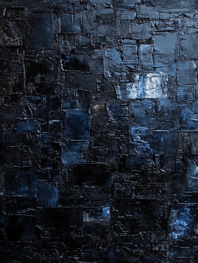 Blue Wall Art