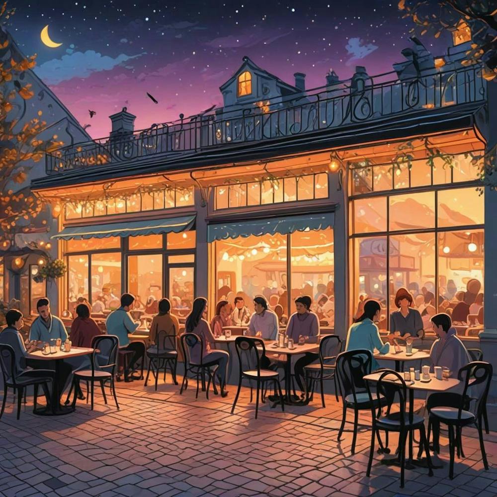 Cafe Terrace At Night (12)