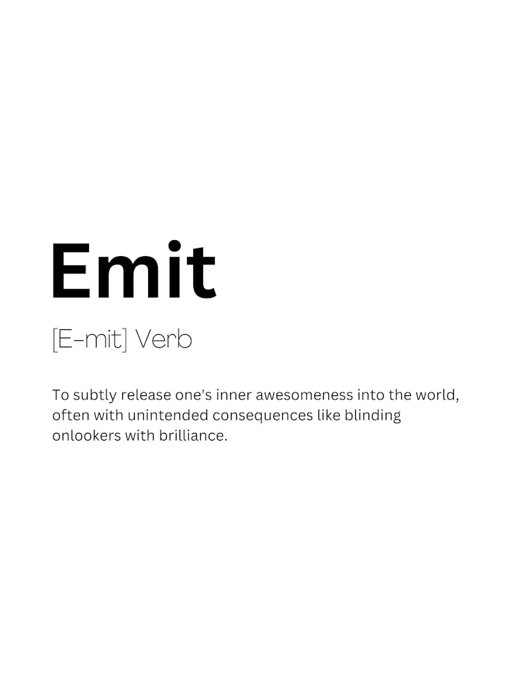 Emit Definition Meaning 1