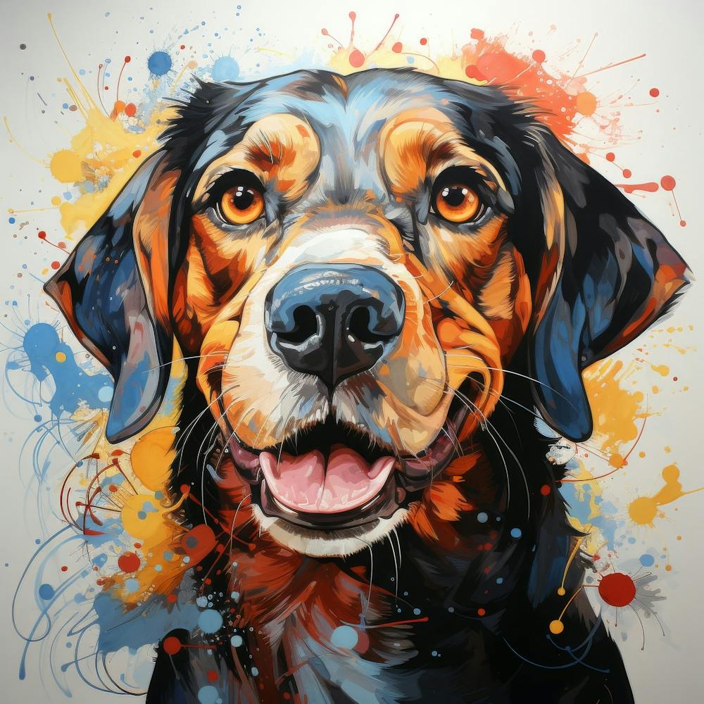 Dog Painting 2