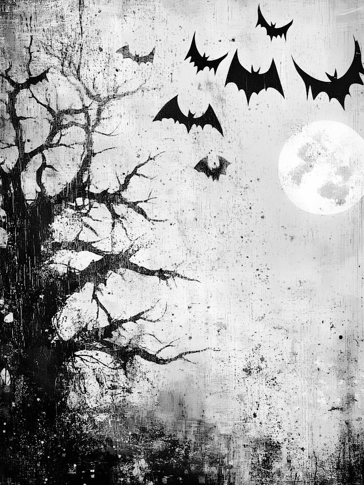 Bats Flying In The Sky 6