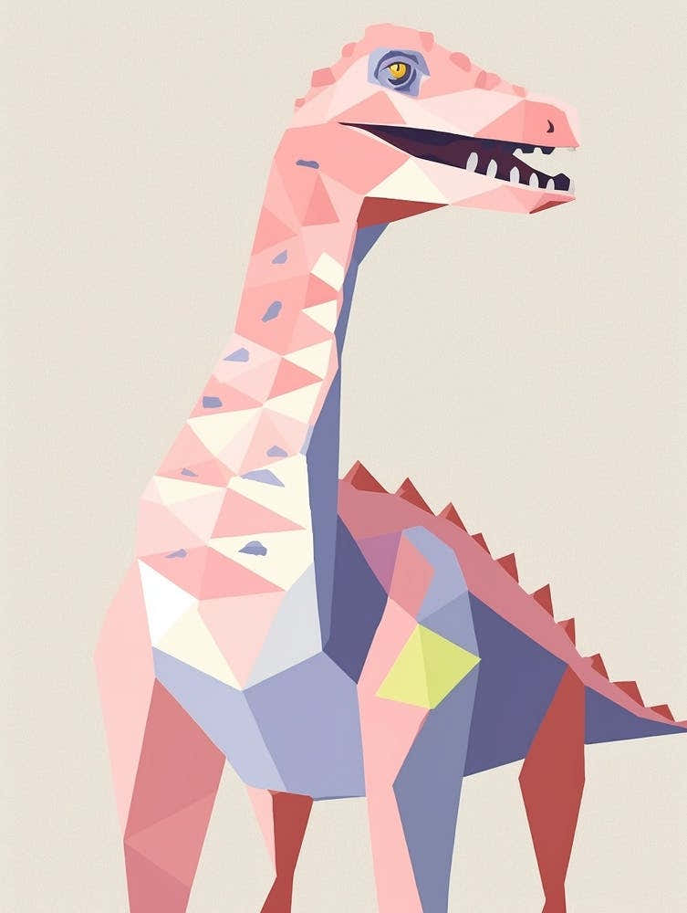 Nursery Dinosaur Art Allosaurus 7
