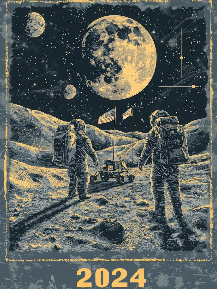 Aihrgdesign A Space Exploration Poster Imagining The Artemis 4