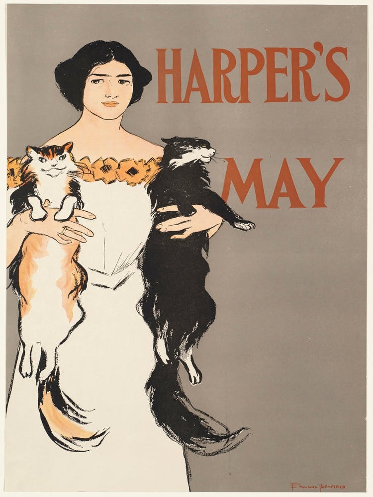 Harper's May , Edward Penfield