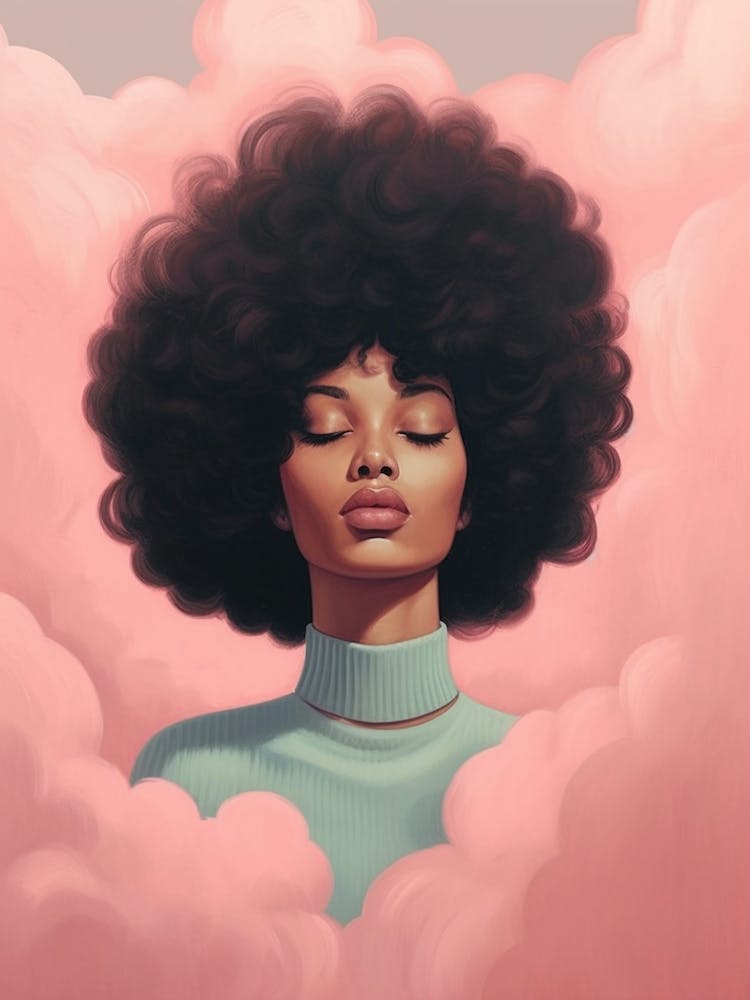 Pastel Portraits Pink Clouds 3