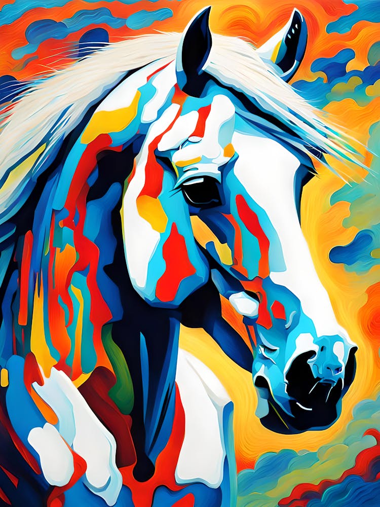 Colourful Artistic Horse