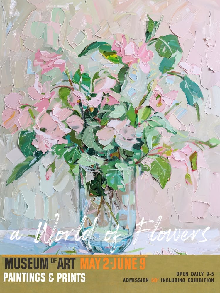 A World Of Flowers, Van Gogh Exhibition Sweet Peas 4