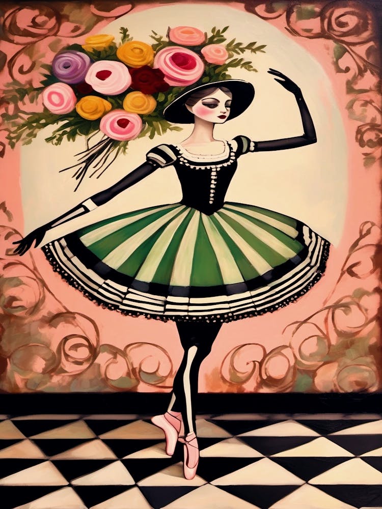 Gothic Ballerina - Inspired By Tim Burton