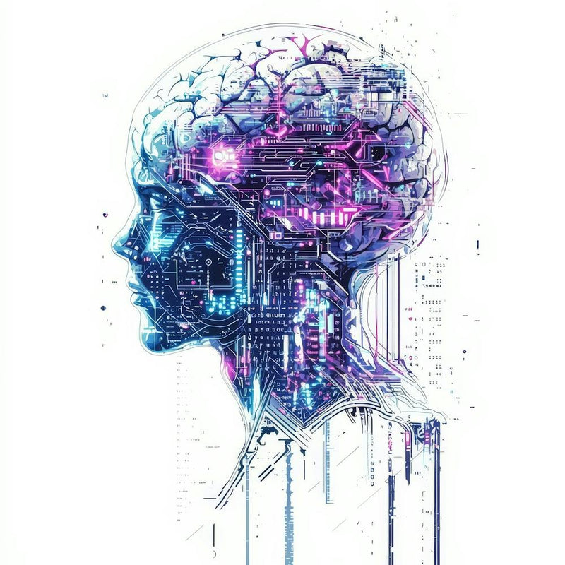 Cyborg.Generated AI. Wall 8