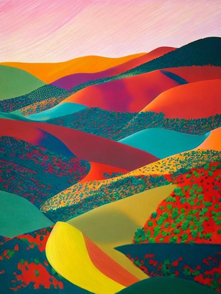 Namib 1 Abstract Colourful