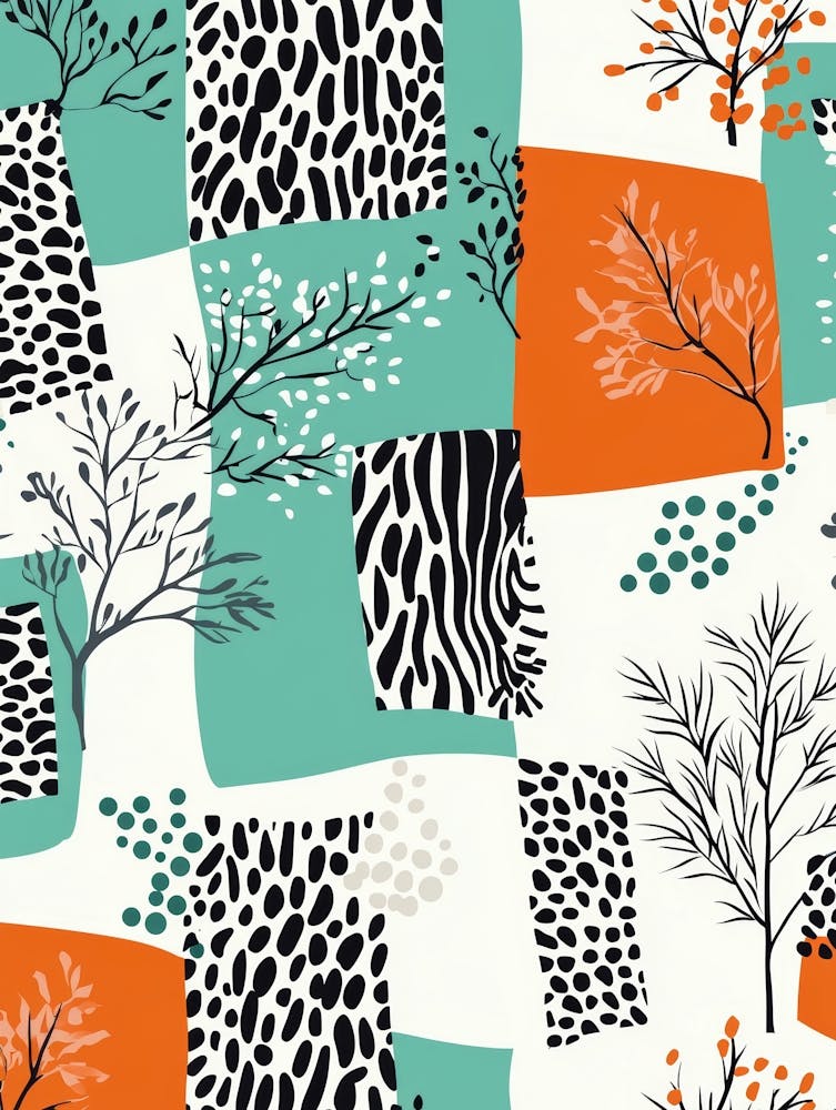 Abstract Botanical Pattern 2