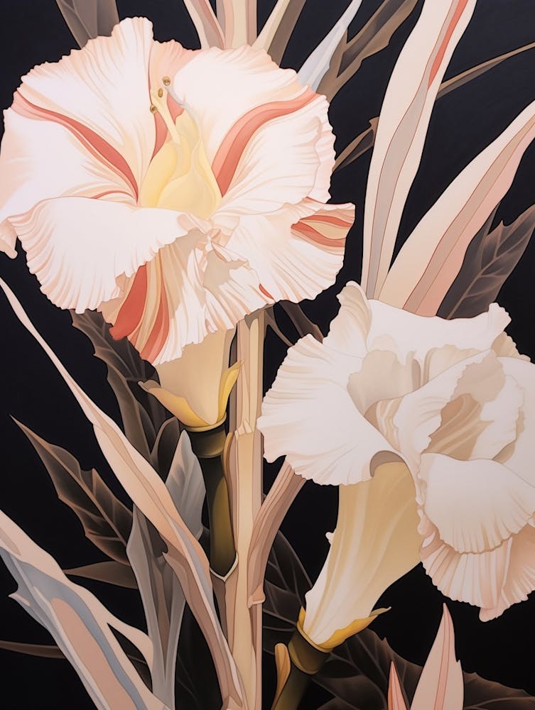 Flower Illustration Gladiolus 1