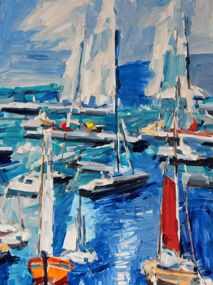 Port Of Brindisi Italy Abstract Block harbour