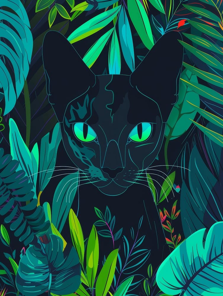 Cat In The Jungle 35