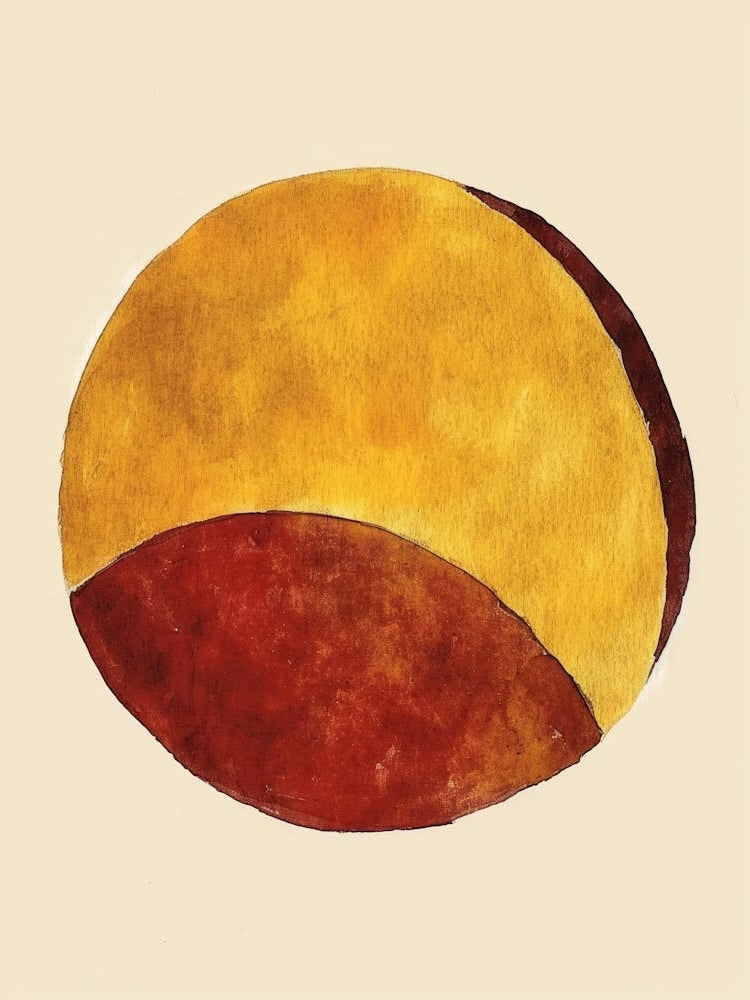 Yellow And Red Circle