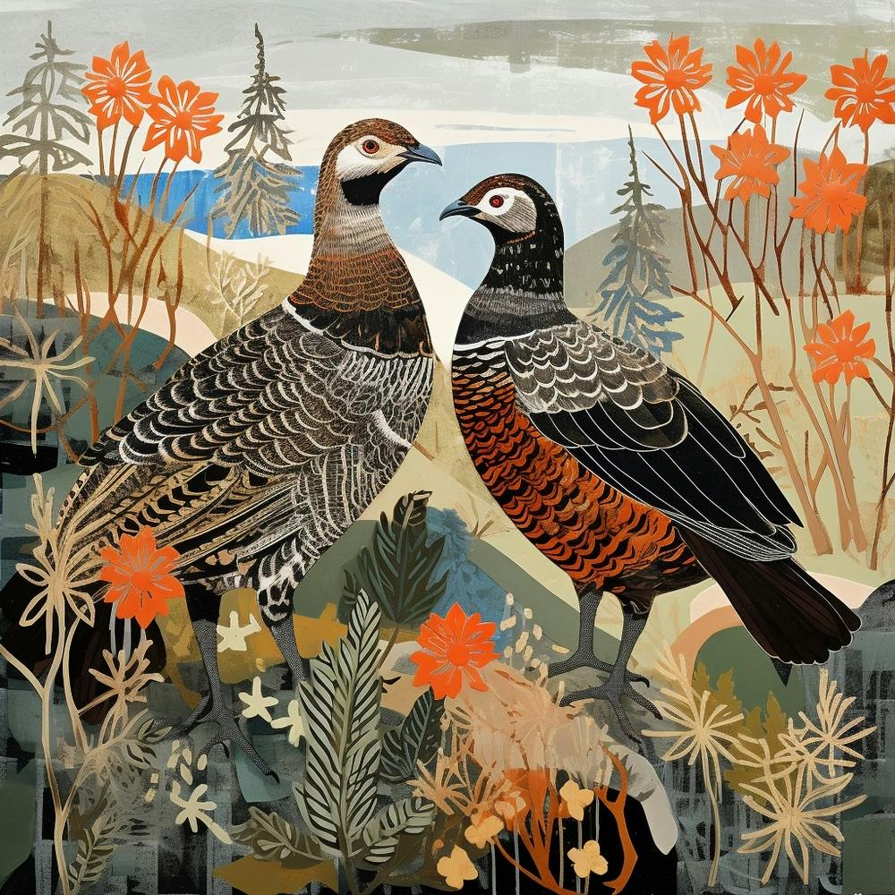 Bird In Nature Grouse 4