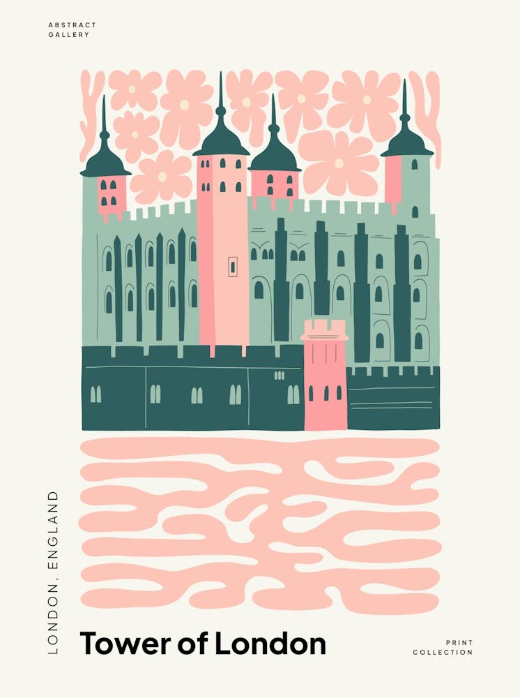 Tower Of London England Travel Matisse Style