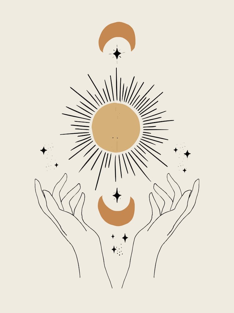 Hands Celestial Offering Light