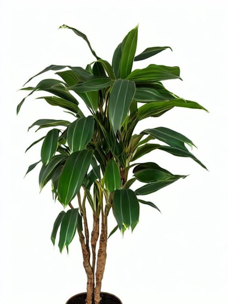 Dragon Tree (Dracaena Marginata) Watercolor
