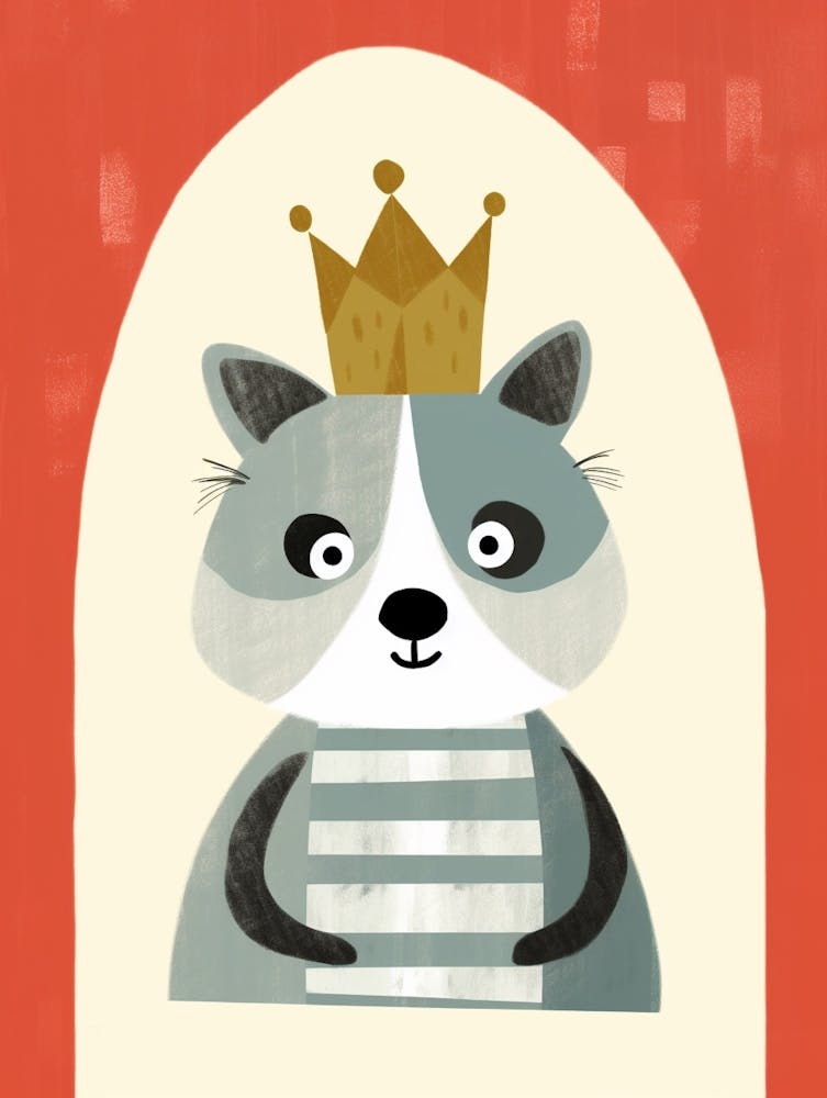 Little Lemur 5 Wearing A Crown