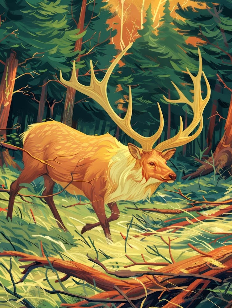 Deer In The Forest 21