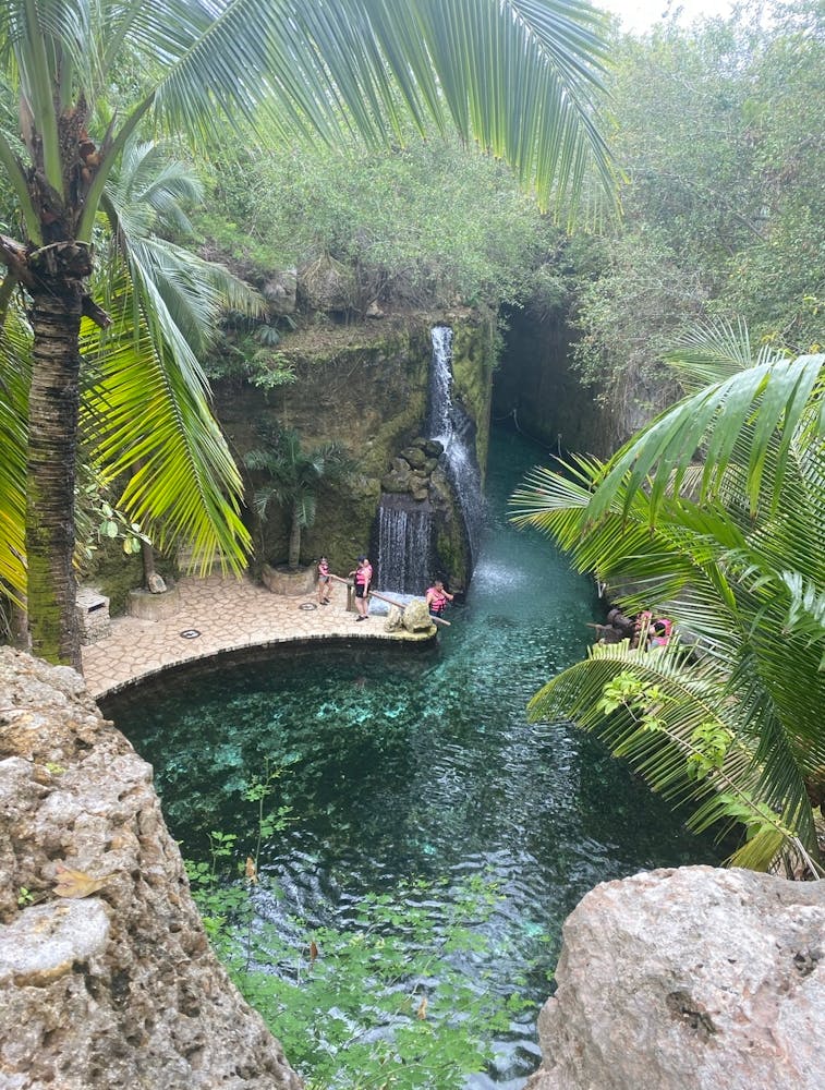 Waterfall In Cancun