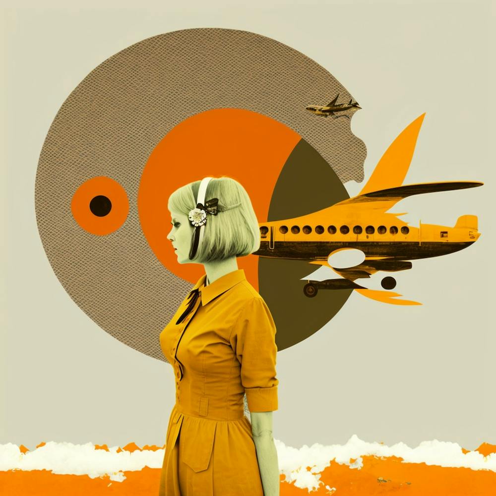 Girl In A Plane