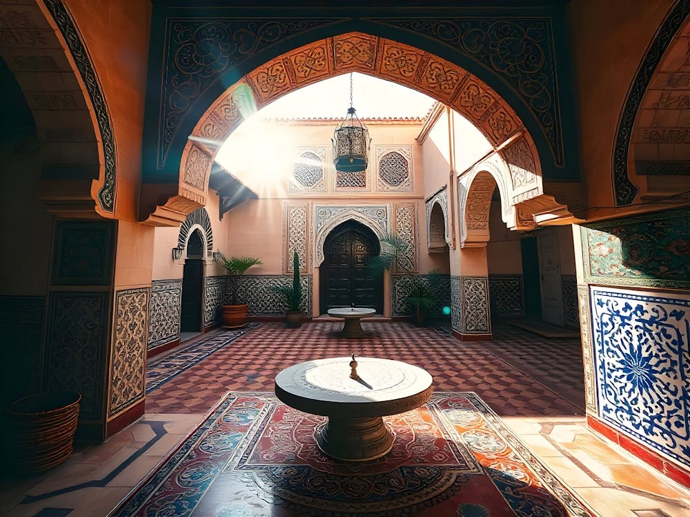 Courtyard In Morocco