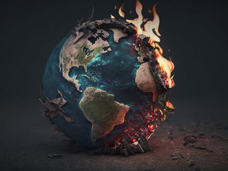 Earth on fire