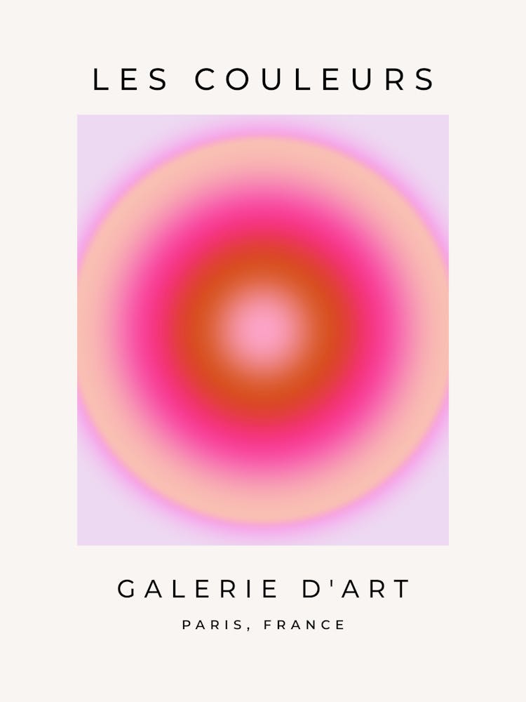 Les Couleurs | 06 - Lilac And Pink Gradient Aura