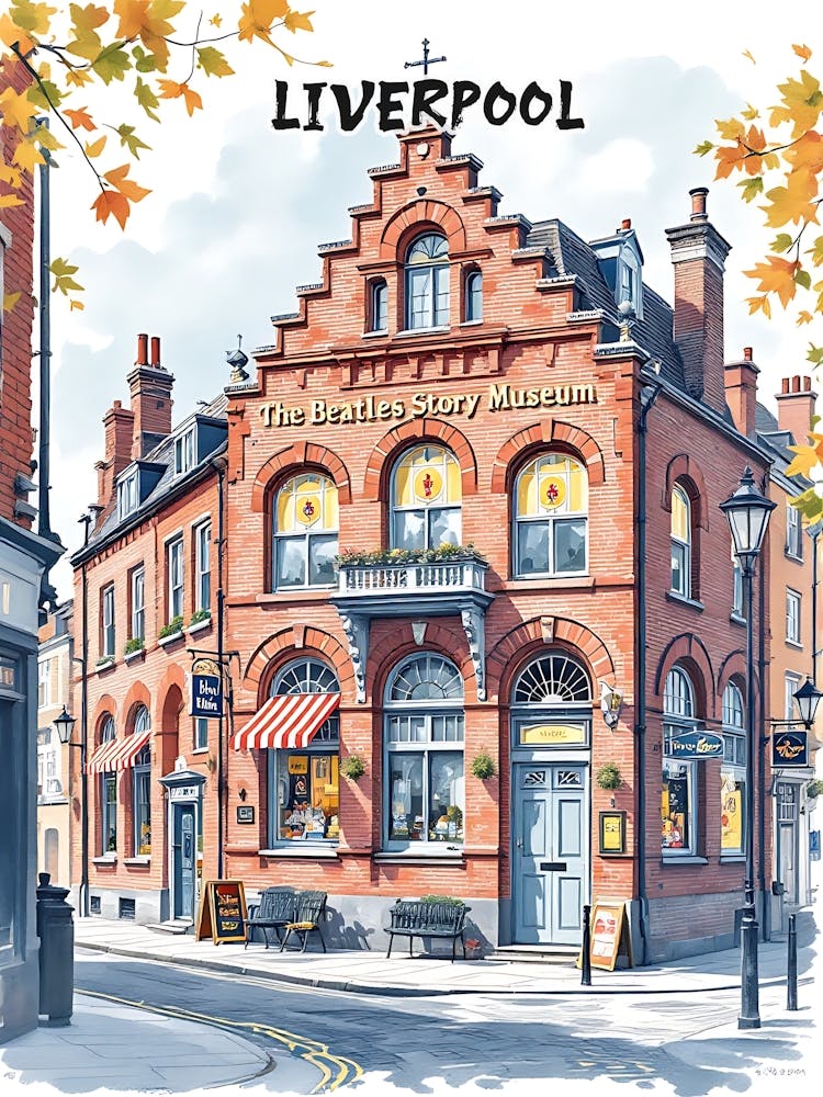 Liverpool Travel Retro Vintage V 01