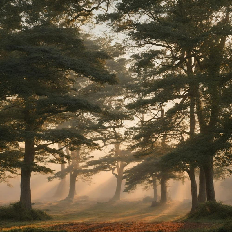 Sunrise In The Woods 1