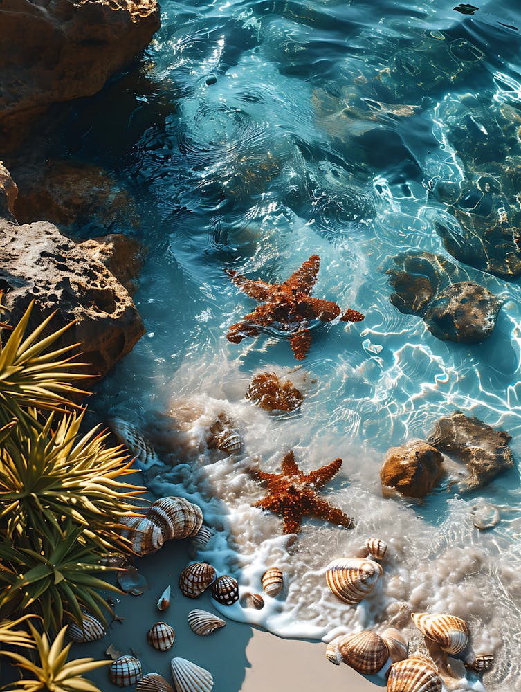 Sea Shells On The Beach