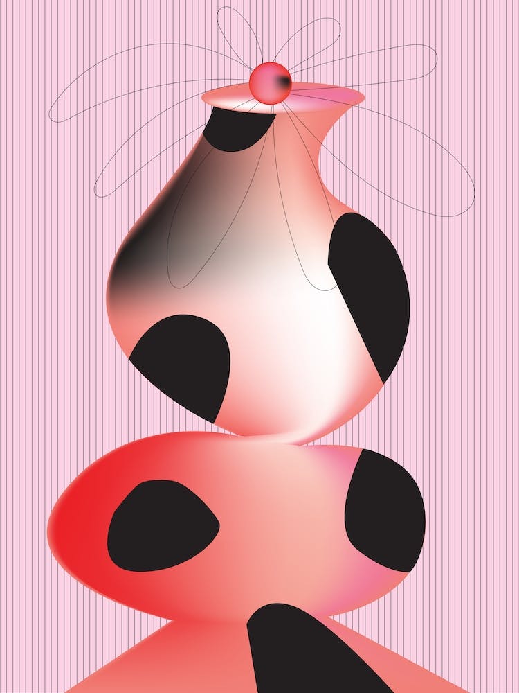 Girafe Vase