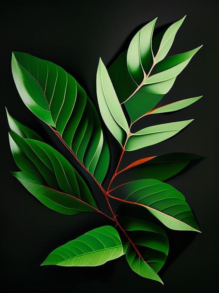 Wax Myrtle Leaf Vibrant Inspired 1