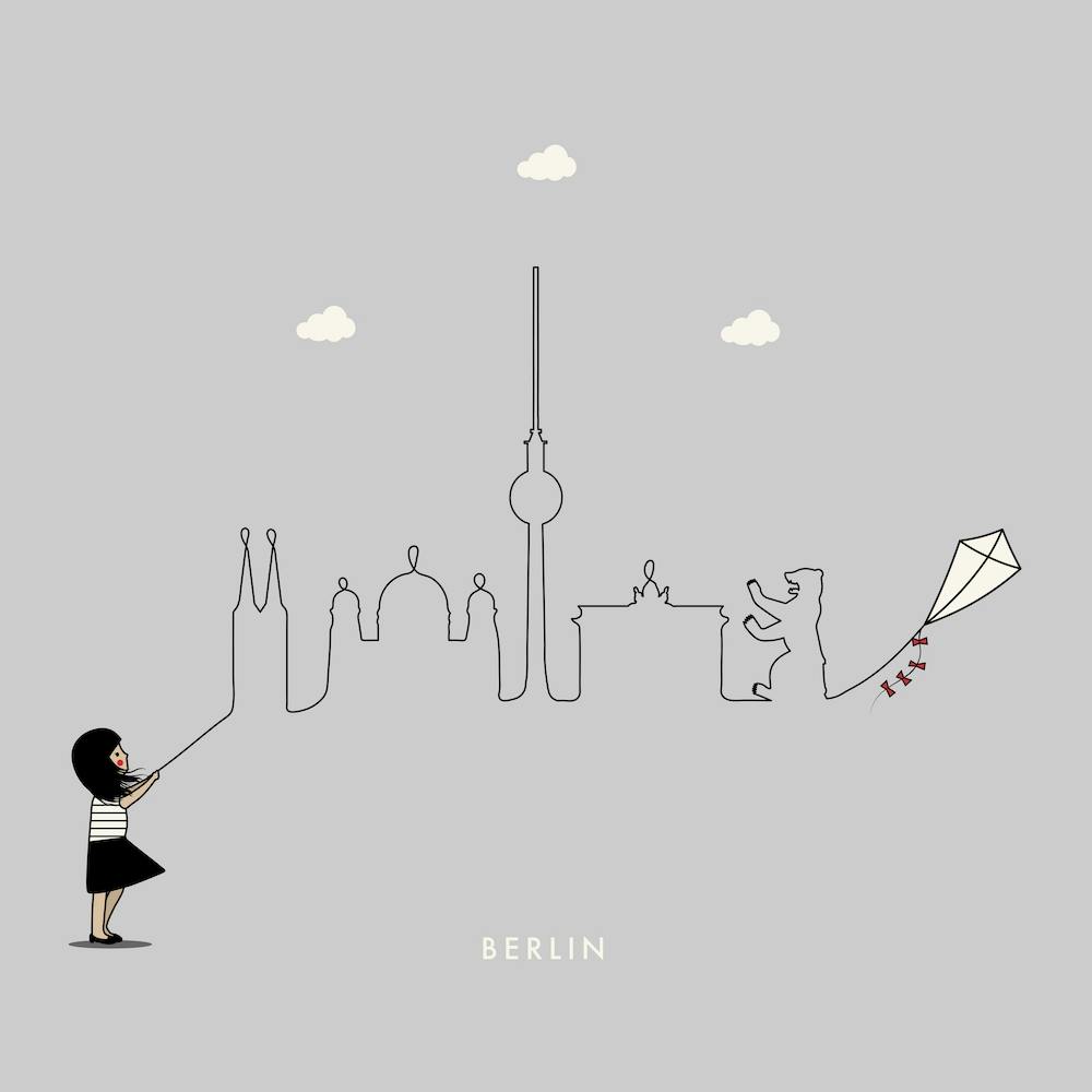 Berlin Skyline Kite
