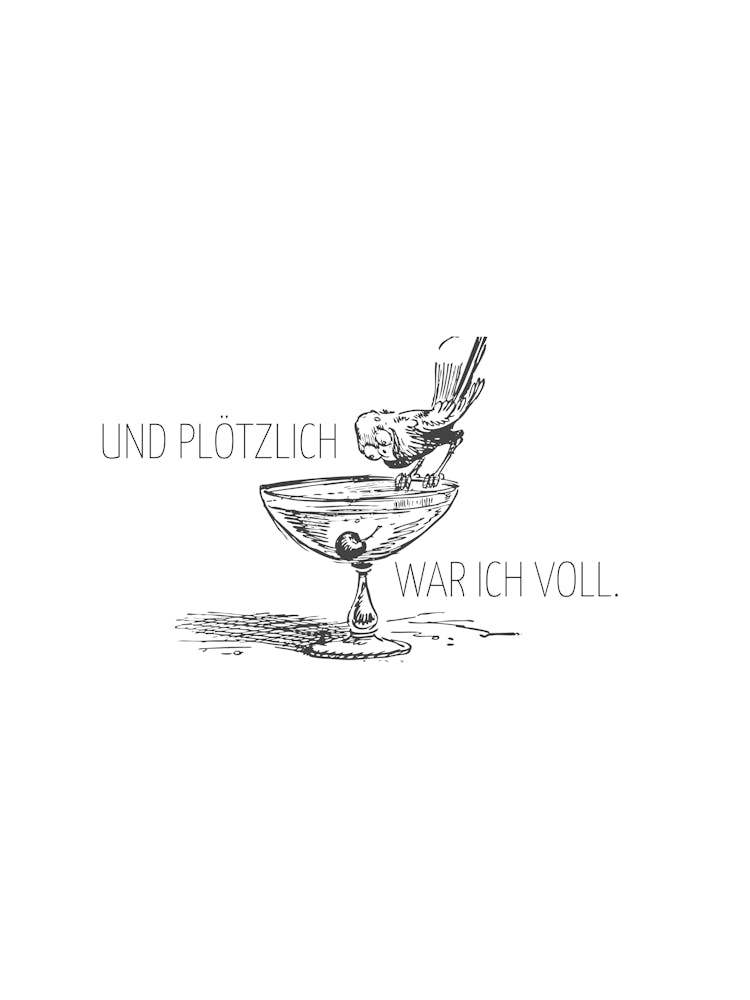 UND PLÖTZLICH WAR ICH VOLL.