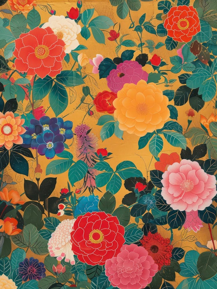Hokusai Great Japan Botanical Japanese 13