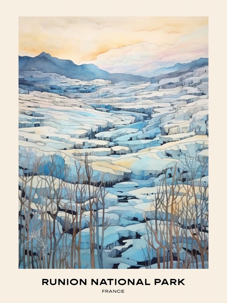 Runion National Park France 4 Poster